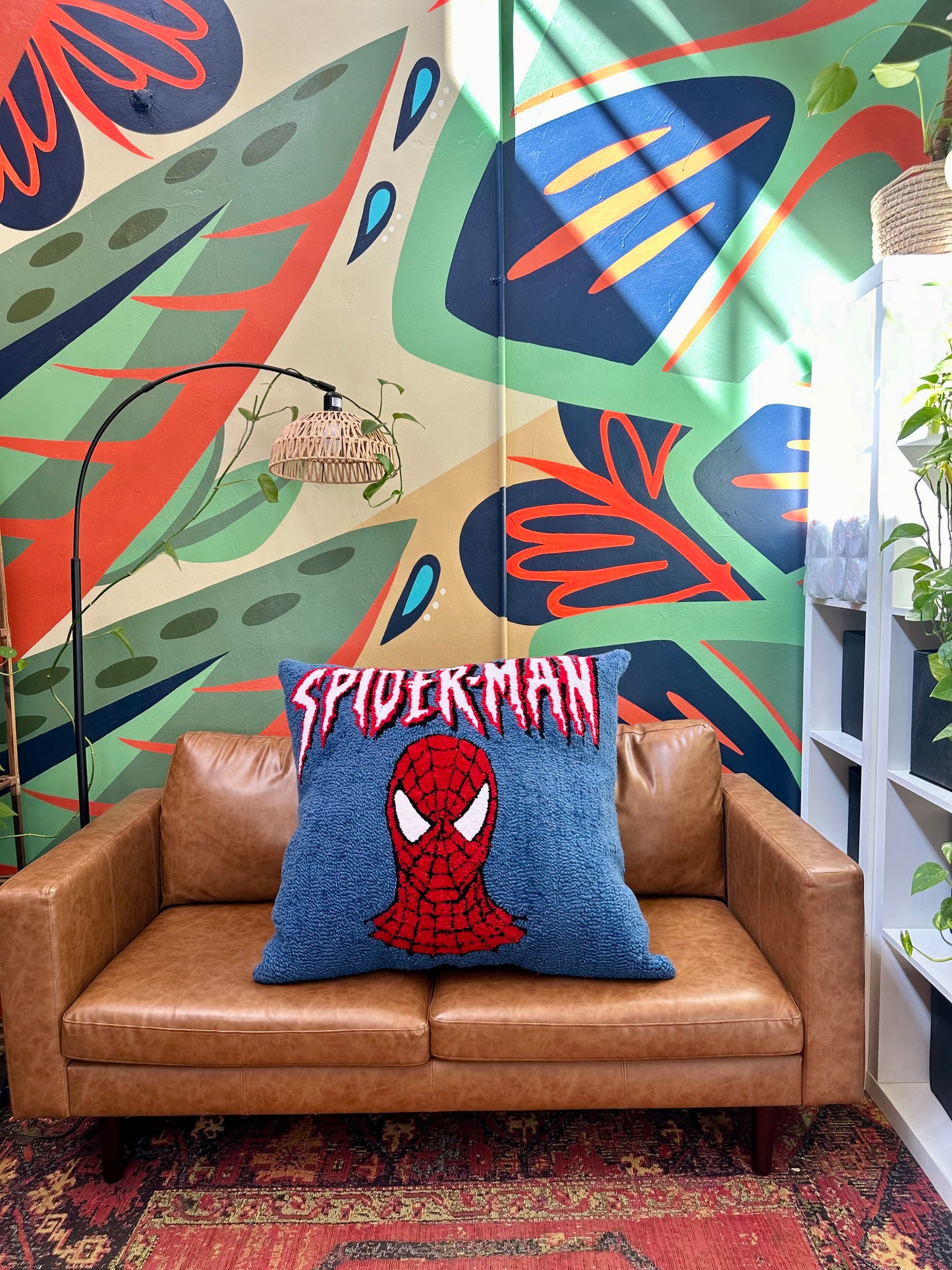 Spider-Man Capet Faced Pillow