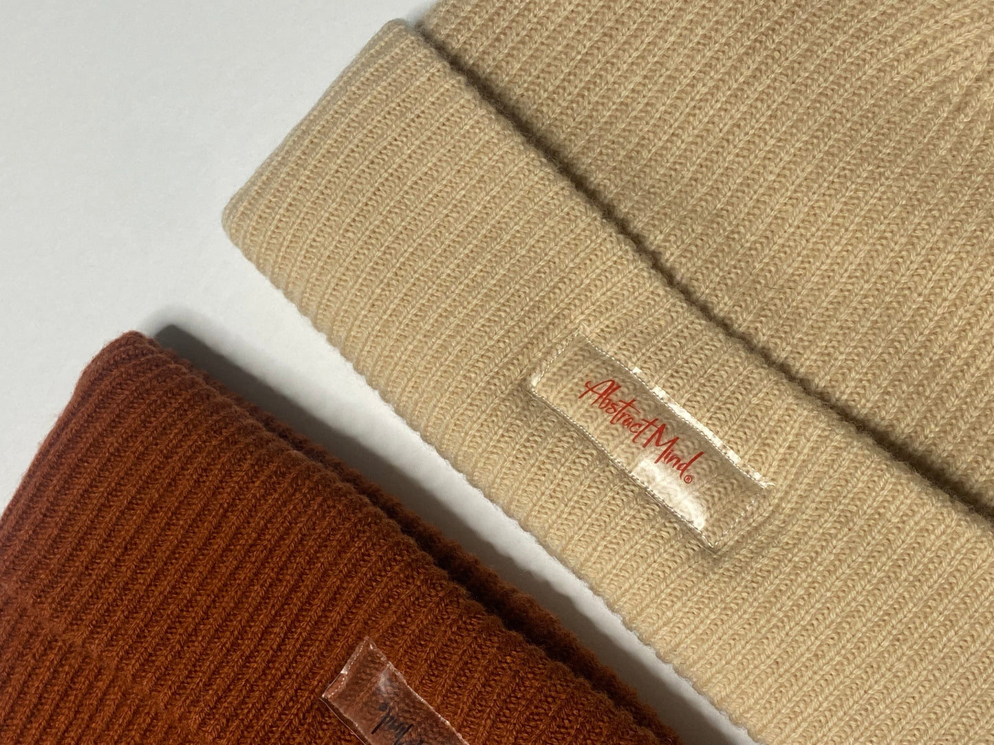 Cream Cashmere Merino Wool Beanie (Clear Label)