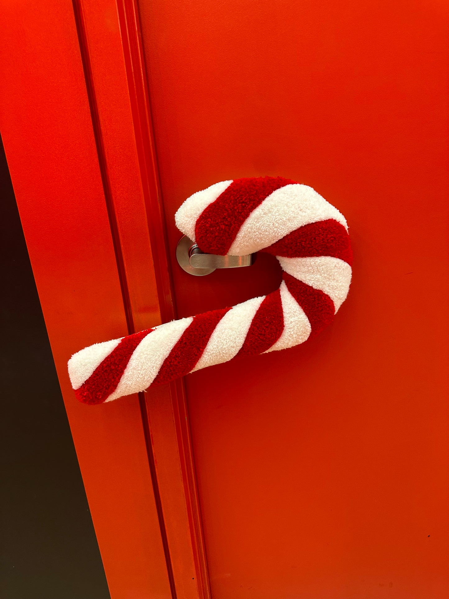 Candy Cane Carpet Pillow (Handmade)