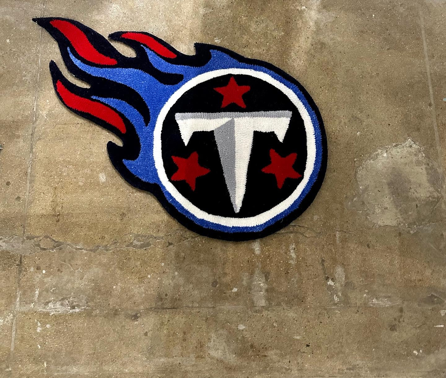 (NFL) Tennessee Titans handmade Rug
