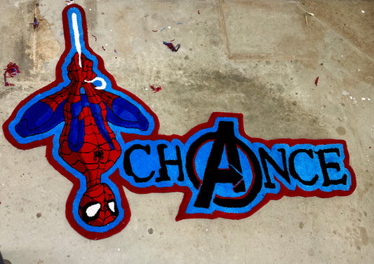 Custom Spiderman Rug 1