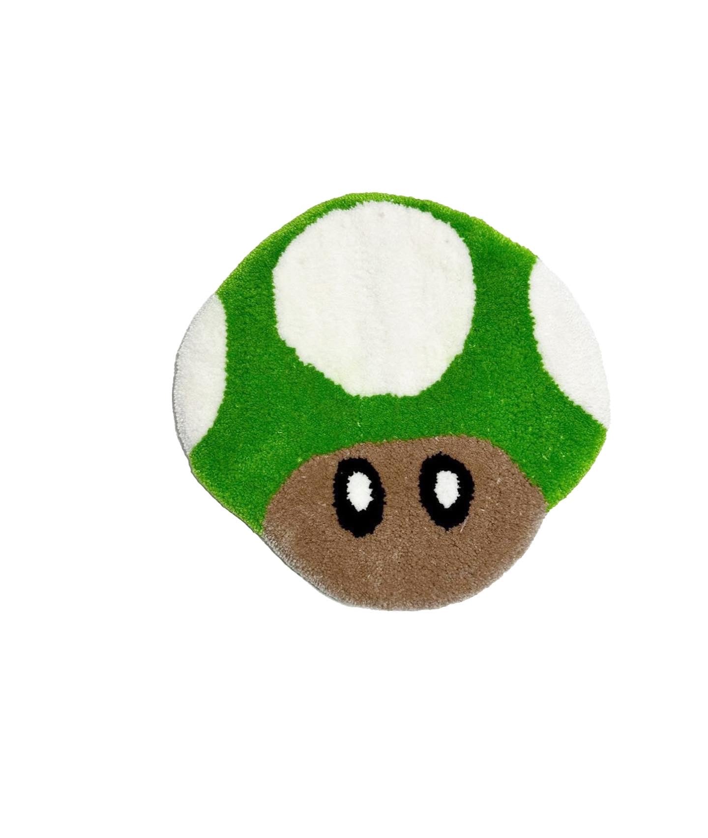 Rare Green 1up Mushroom (Rug)