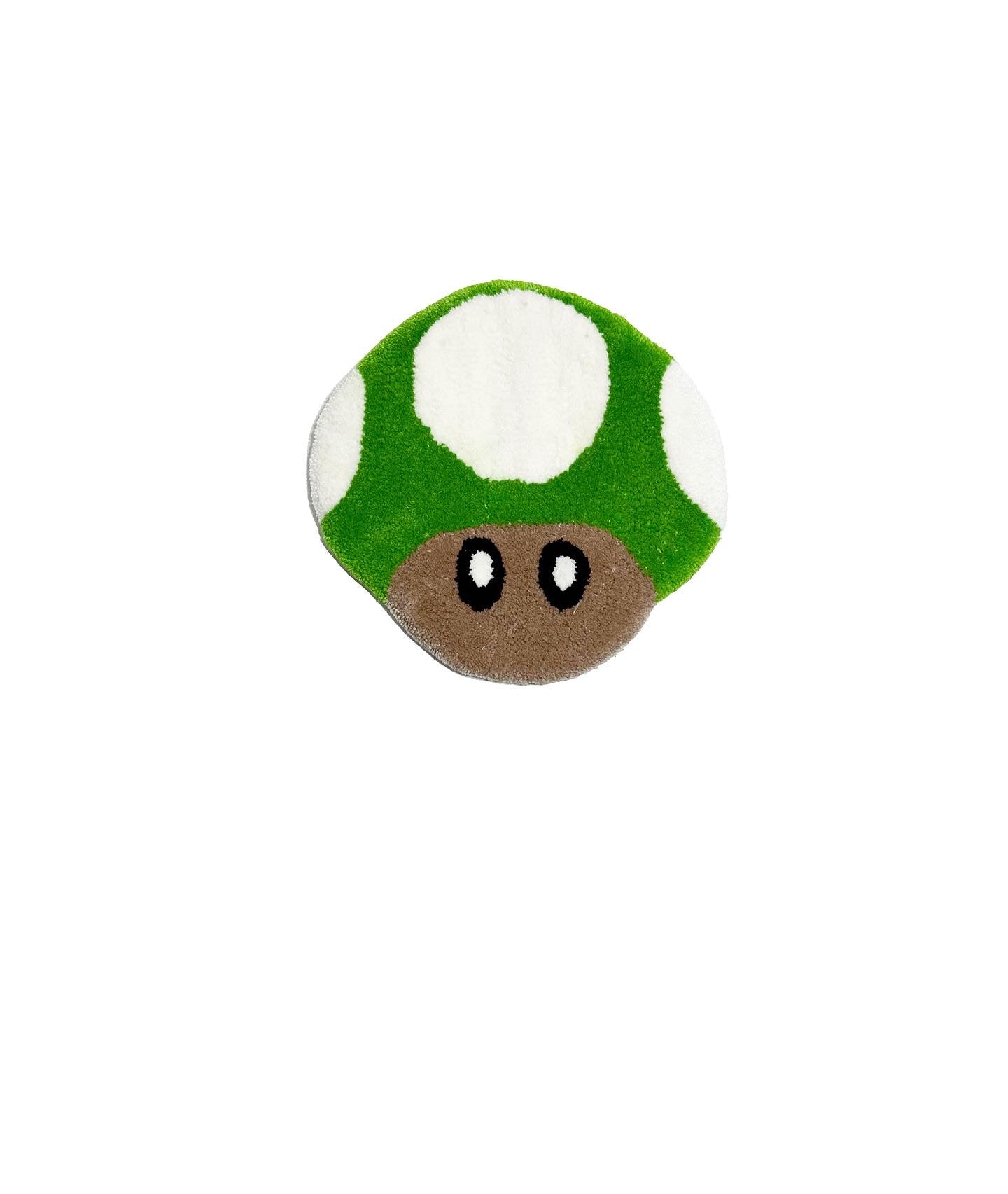 Rare Green 1up Mushroom (Rug)