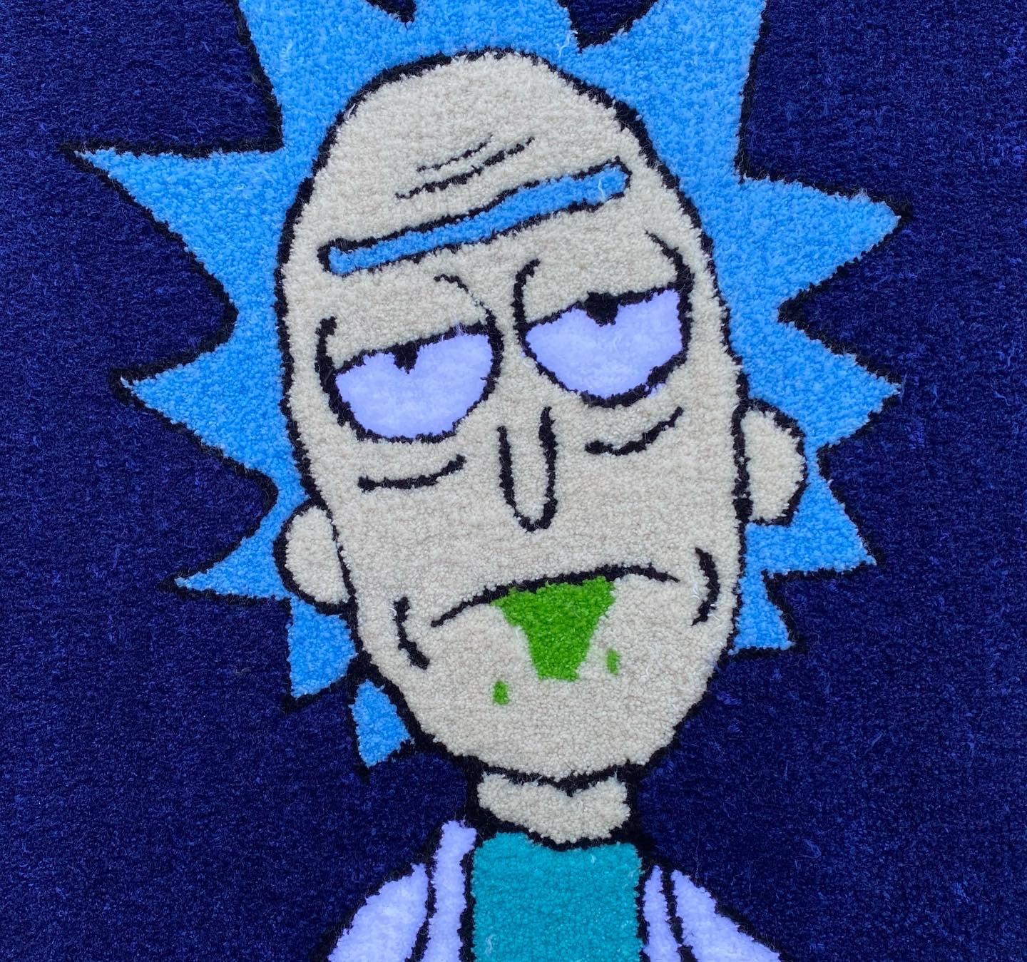 Rick Sanchez Hand Made Rug