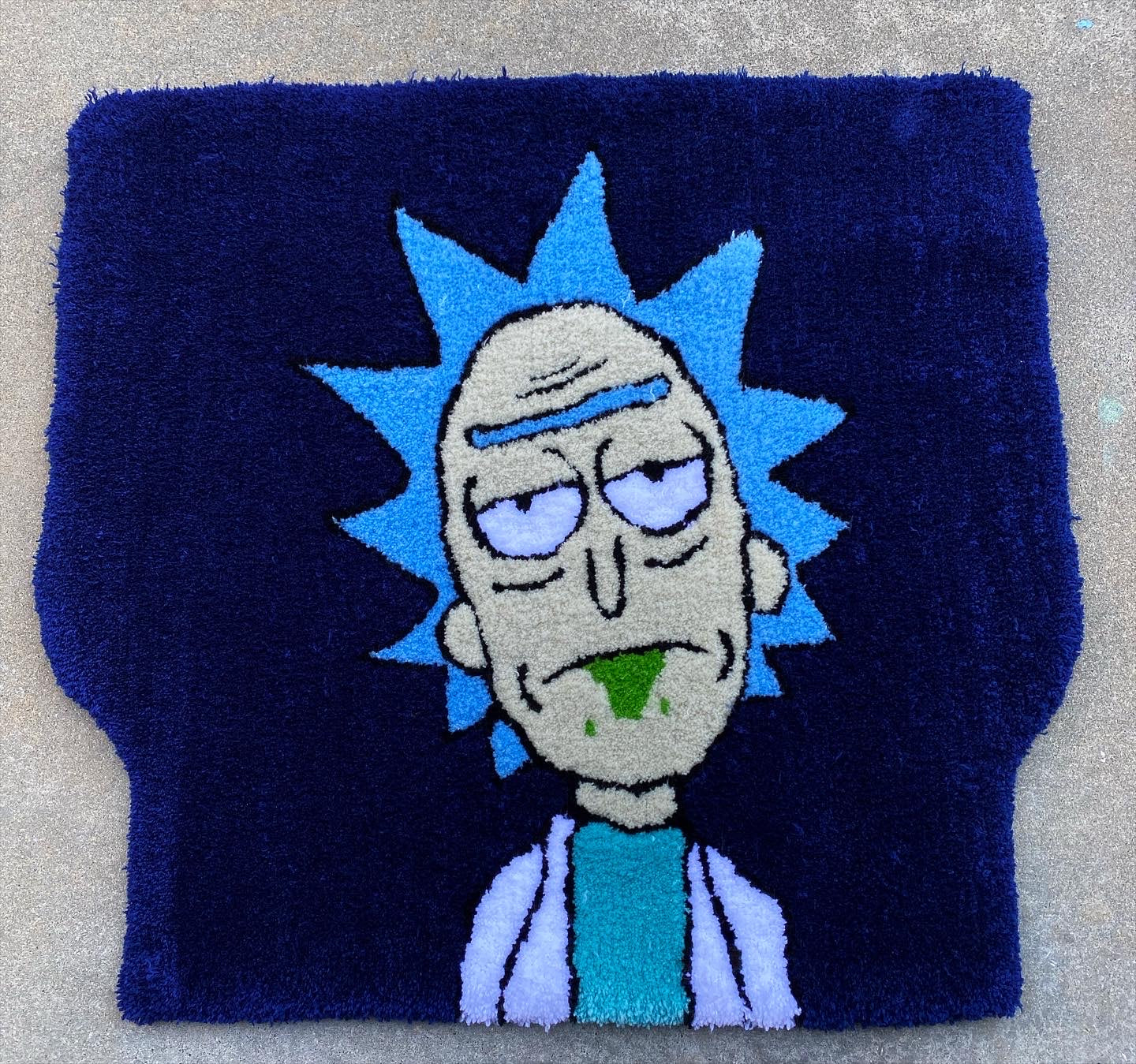 Rick Sanchez Hand Made Rug