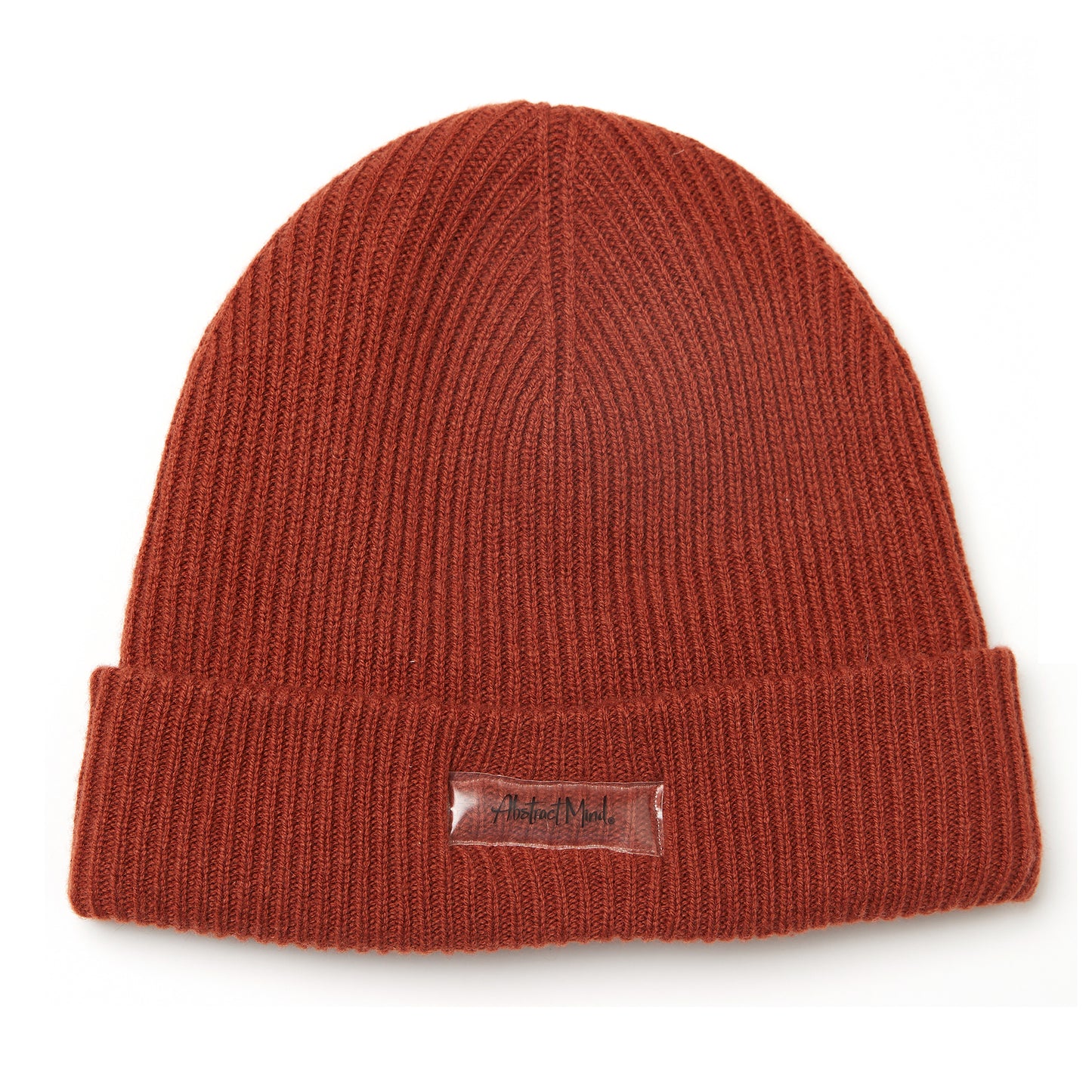 Rust Cashmere Merino Wool Beanie (Clear Label)