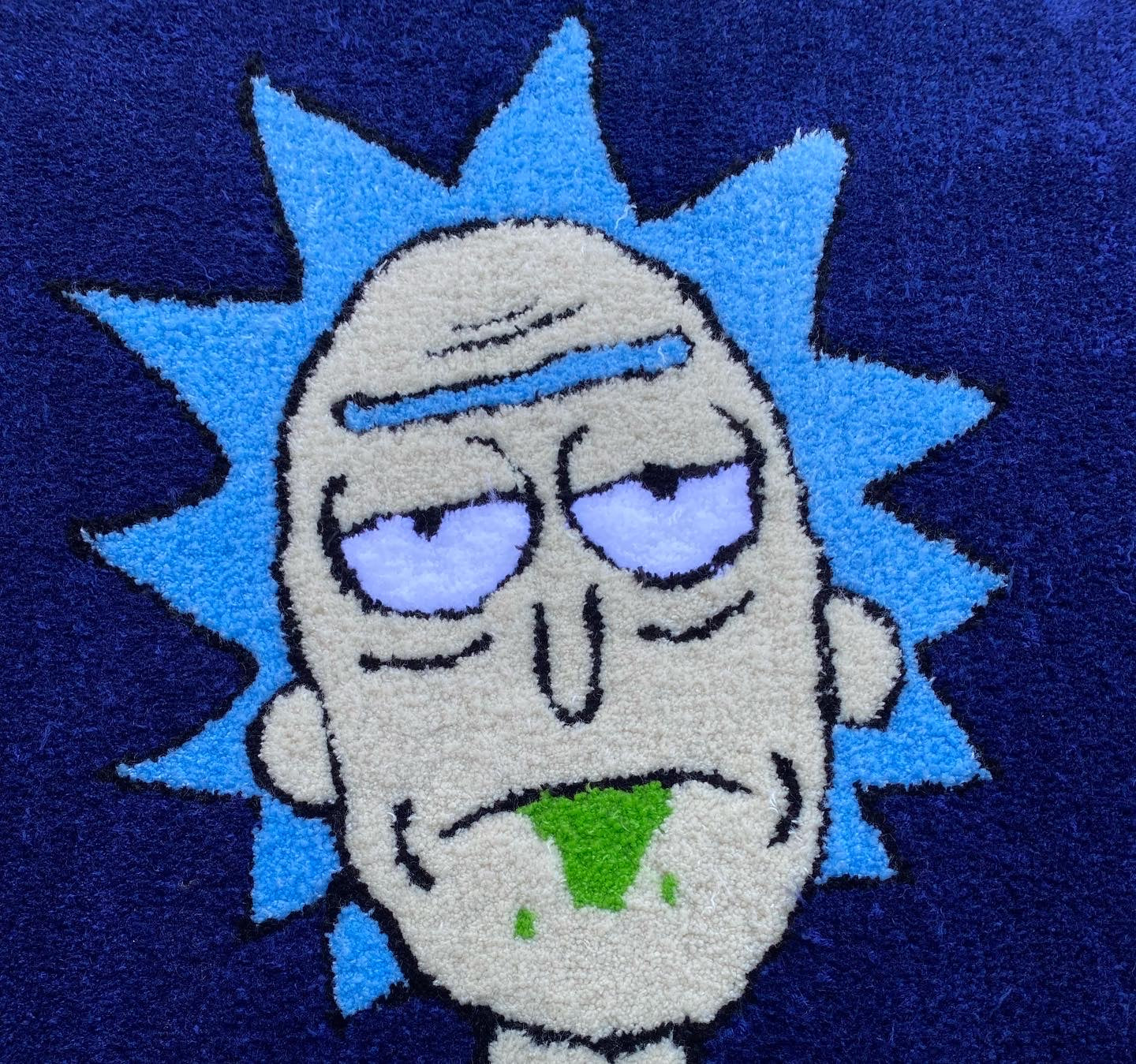 Rick Sanchez Hand Made Rug