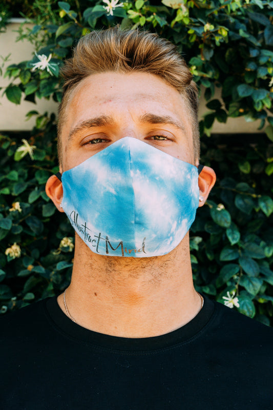 Cloud Tie Dye Face Mask.